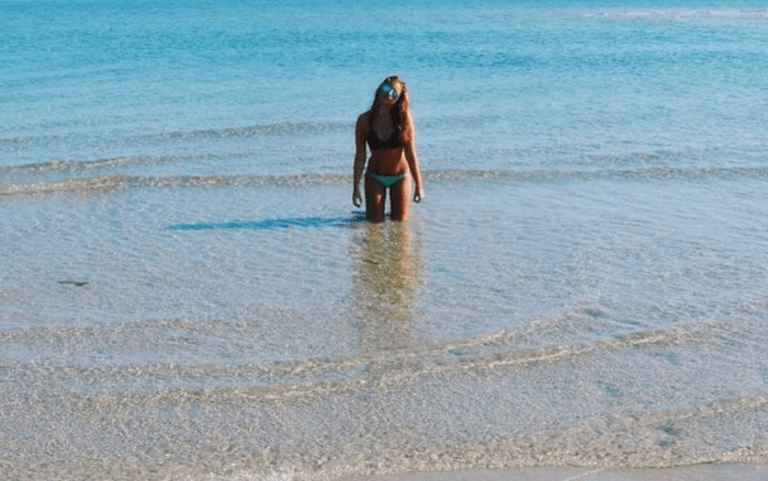 My dad took this picture of me at Chapin Beach on the Cape.  We love going there in the early mornings, and walking for miles on the sandbars.