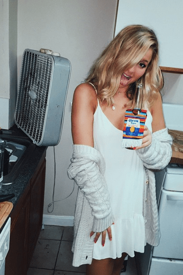 Call it Cinco de Mayo, Cinco de Drinko, whatever!  I work in a Mexican restaurant, and we know how to party!  Shoutout to Corona for the cute little beer cozies. 