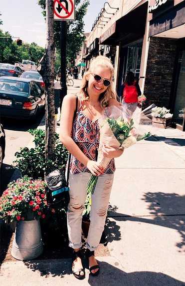 My dad buys me flowers every year!  